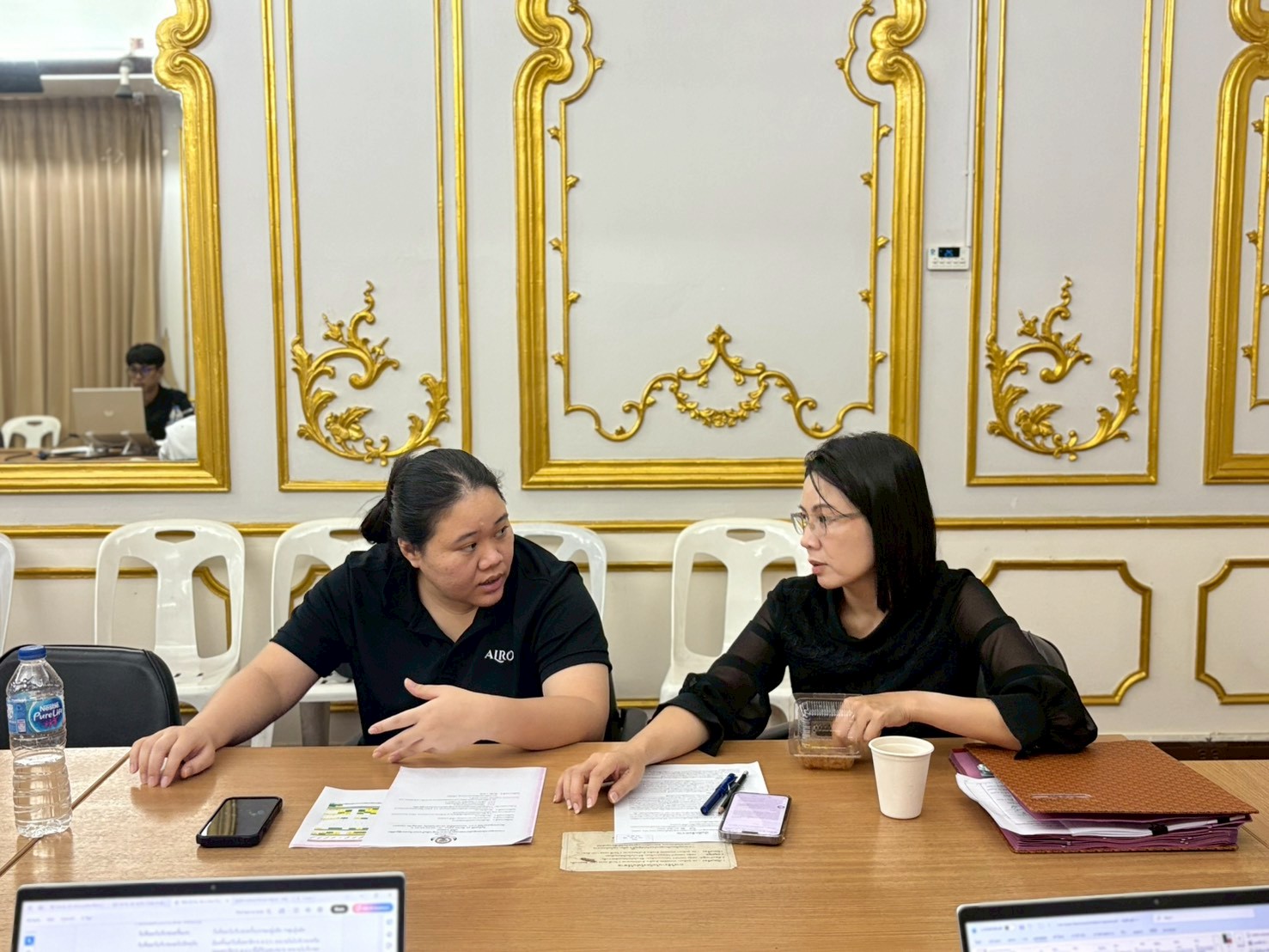 title - การประชุมภายในศูนย์ตรวจสอบและรับรองมาตรฐานสินค้าเกษตรในเขตปฏิรูปที่ดิน 